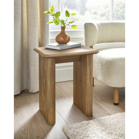 Table appoint effet manguier