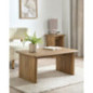 Table basse effet manguier