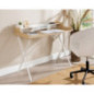 Bureau blanc / bois a/ compartim