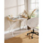 Bureau blanc / bois a/ compartim