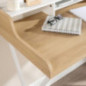 Bureau blanc / bois a/ compartim