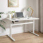 Bureau hauteur ajustable blanc