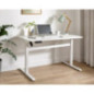 Bureau hauteur ajustable blanc