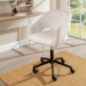 Chaise de bureau velours cotele