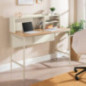 Bureau creme et bois