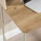 Bureau creme et bois