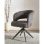 Chaise de bureau pivotante taupe