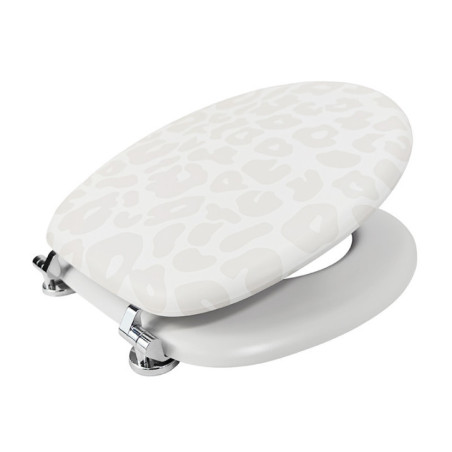 Abattant wc mdf beige leopard