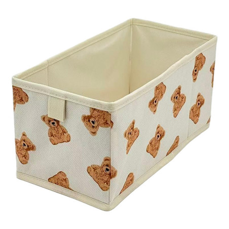 Paniere pliable ourson 15x15x15
