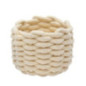 Paniere de rangement corde beige