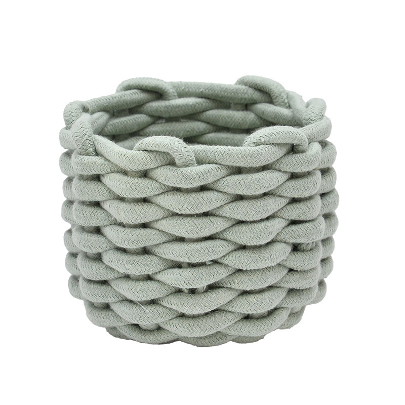 Paniere de rangement corde verte