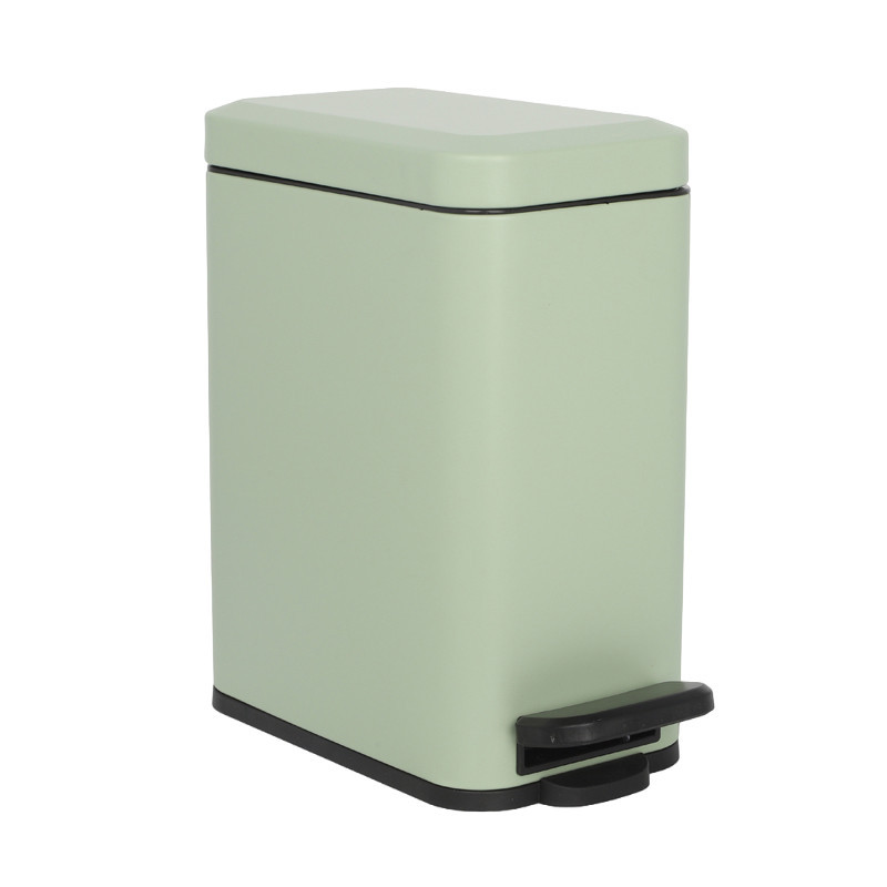 Petite poubelle sdb 5l verte