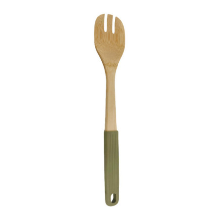 Cuillere a salade bambou couleur