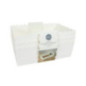 Set x3 panieres en plastique blc