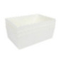 Set x3 panieres en plastique blc