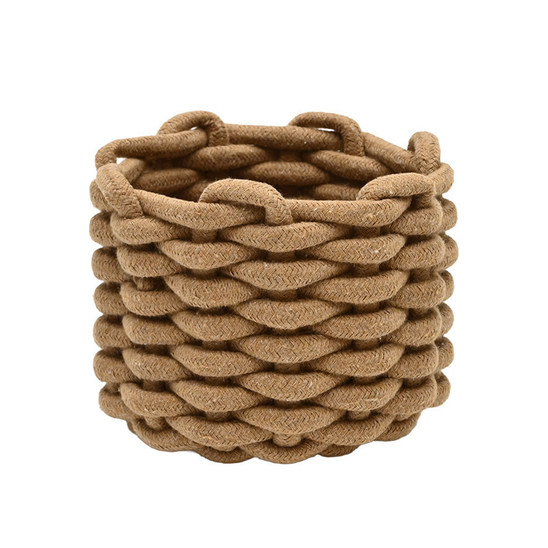 Paniere de rangement marron