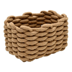 Paniere de rangement marron