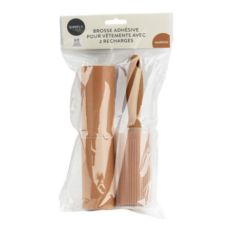 Brosse + 2 recharges marron