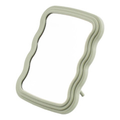 Miroir rectangle vague vert