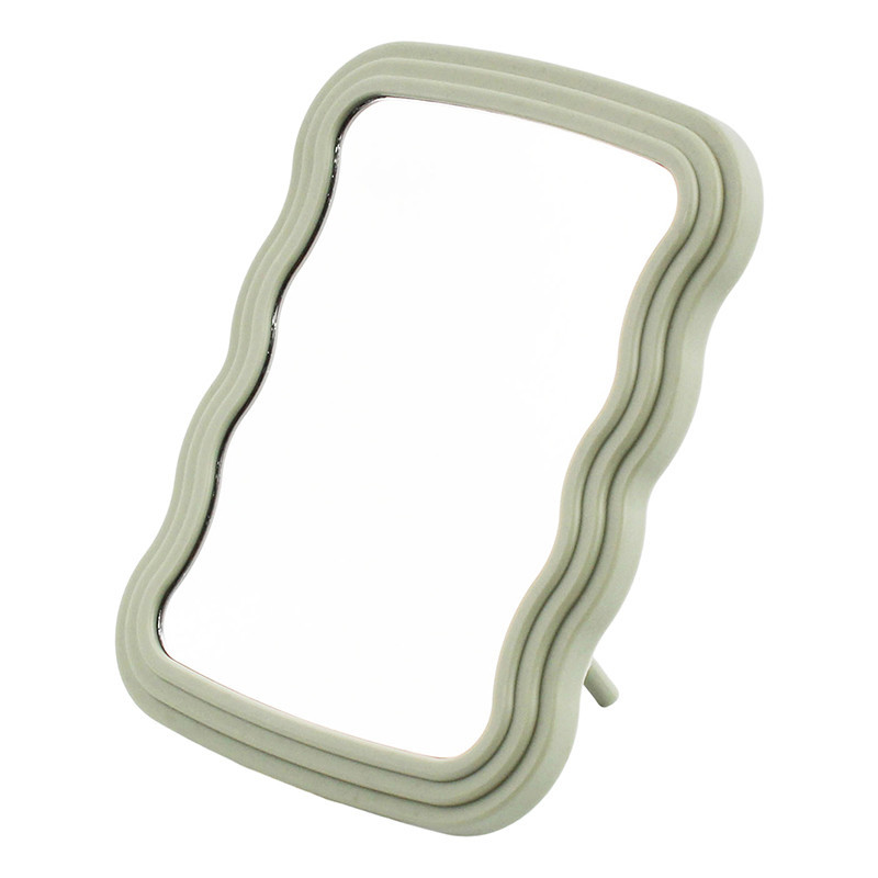 Miroir rectangle vague vert