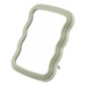 Miroir rectangle vague vert