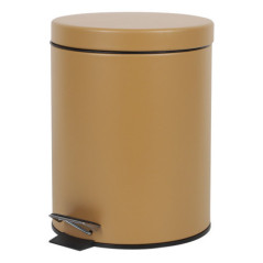 Petite poubelle ronde 5l marron