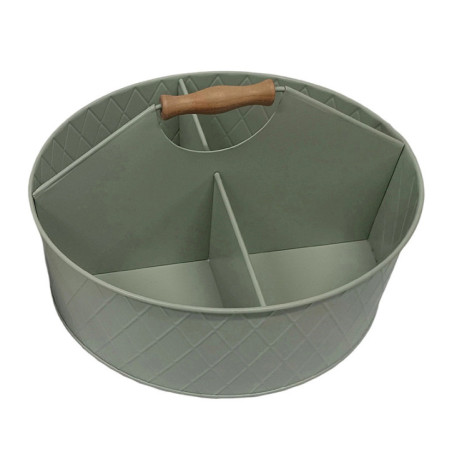 Rangement metal 4 compartiment