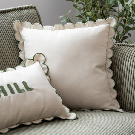 Coussin ondule piping