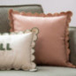 Coussin ondule piping