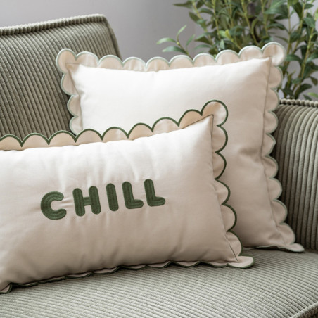 Coussin ondule chill