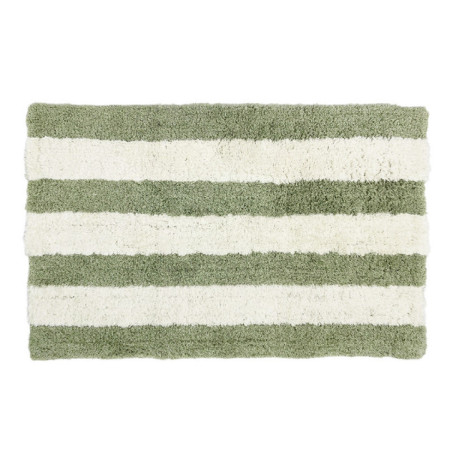 Tapis a rayures 45x70cm vert