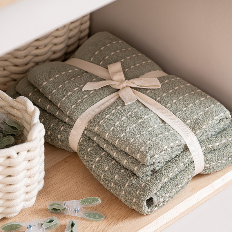 Lot 3 serviettes  vert