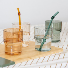 Lot de 4 verres bas fume 380ml