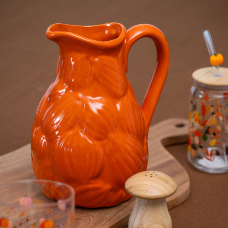 Pichet motif pumkin en relief 1l
