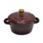 Cassolette a four burgundy
