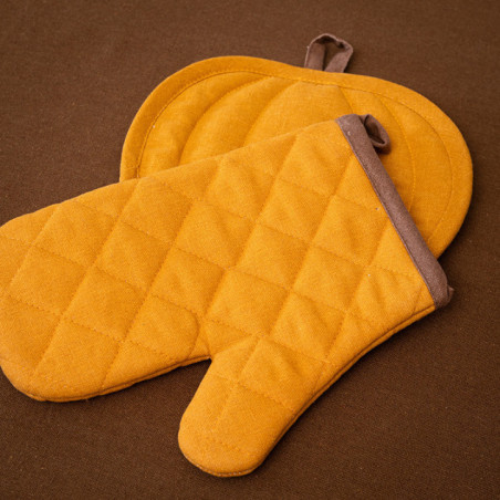 Gant & manique citrouille
