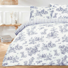 Parure 260x240 + 2 taies  toile