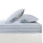 Drap housse raye 140x200+25cm