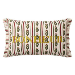 Coussin brode coton mona 30x50cm