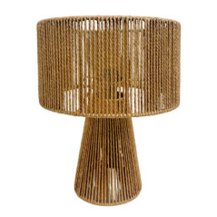 Lampe papier tresse
