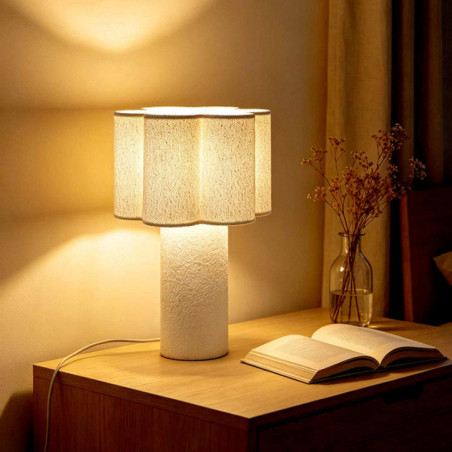 Lampe flora bouclette