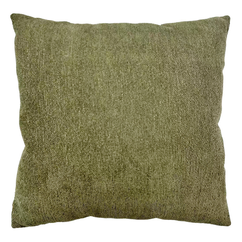 Coussin effet chenille 45x45cm k