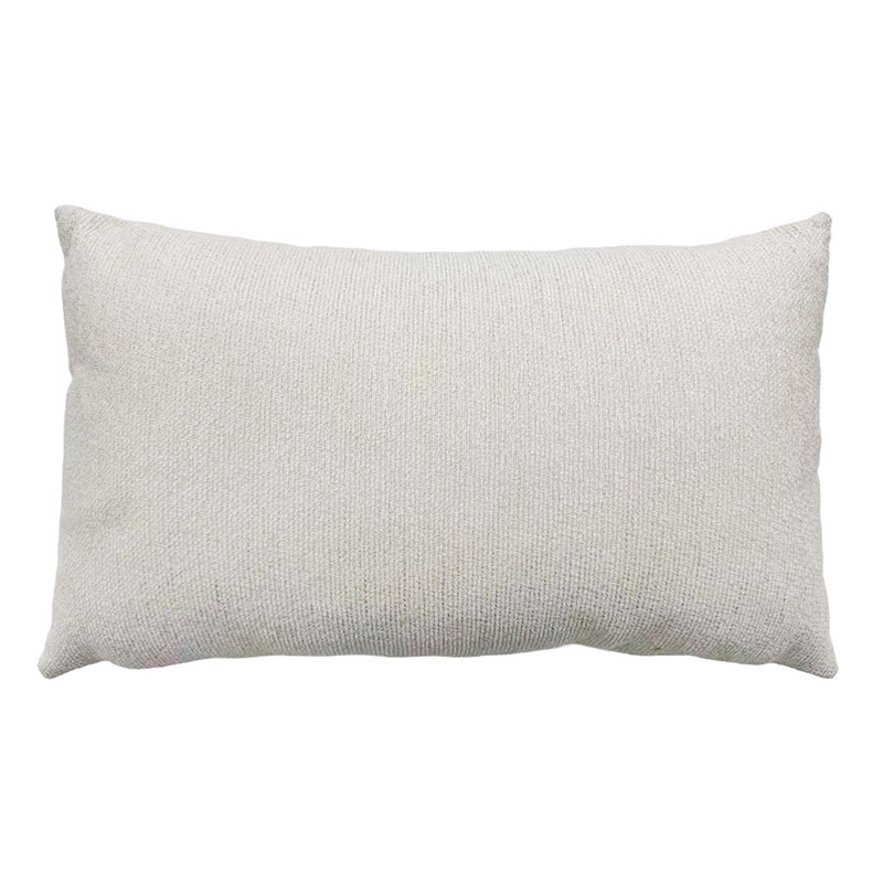 Coussin effet chenille 50x30cm c