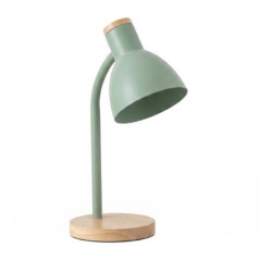 Lampe de bureau support bois