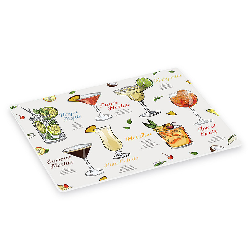Planche a decouper en verre