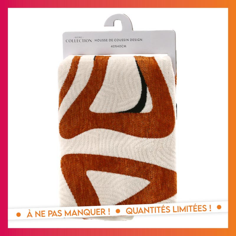 Housse de coussin design  40x40c
