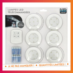 Set de 6 lumieres