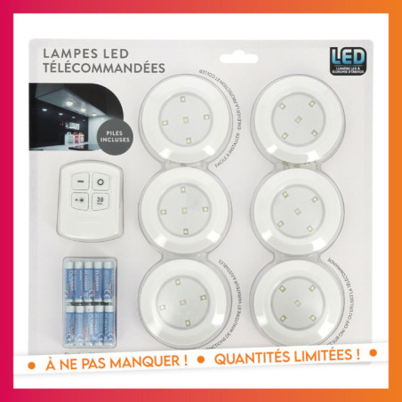 Set de 6 lumieres