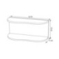 Chevet / etagere col creme