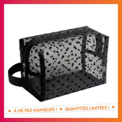 Trousse maquillage transparente